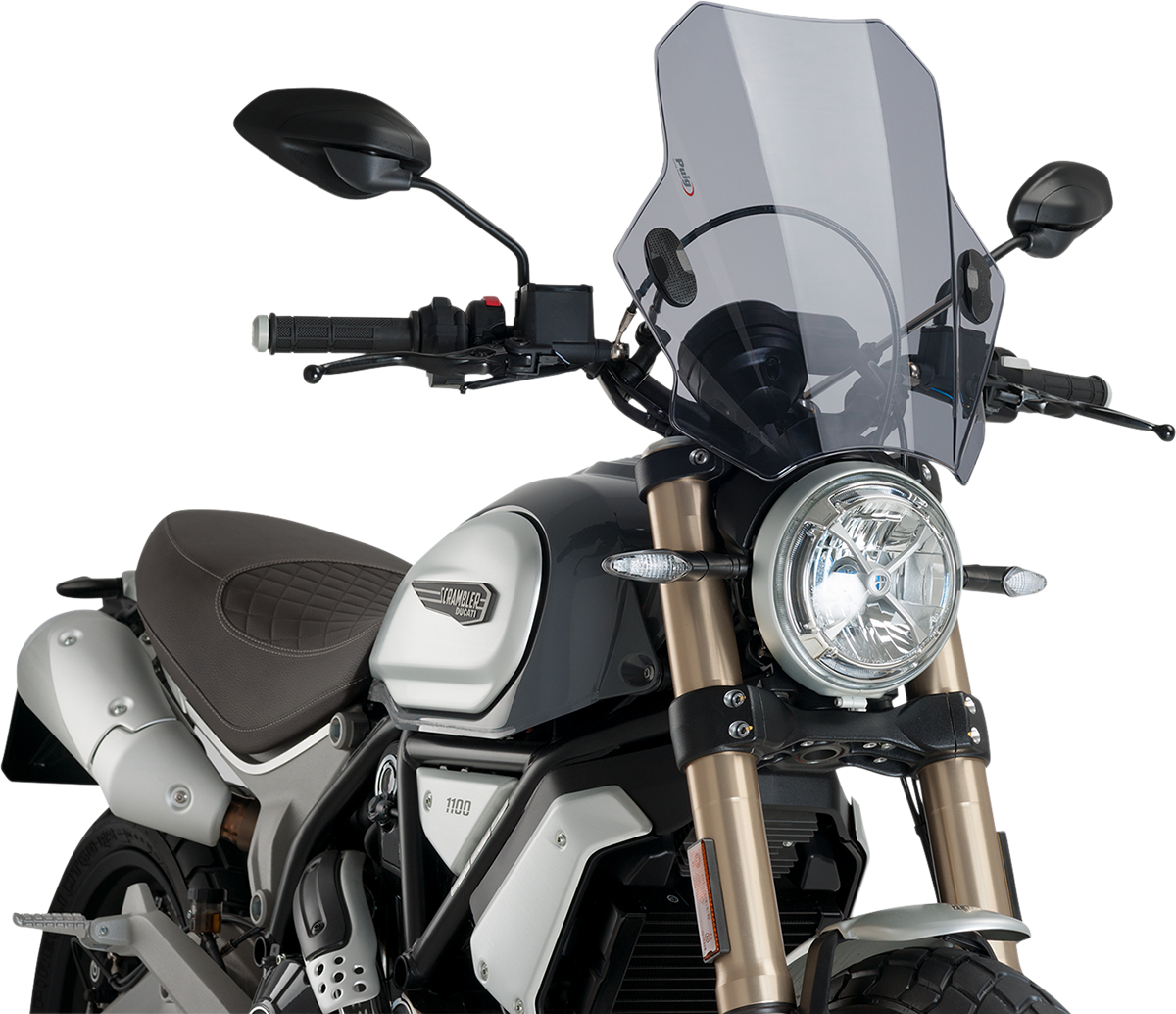 Puig Hi-Tech Parts 8088H Bat Windscreen - Light Smoke | Street