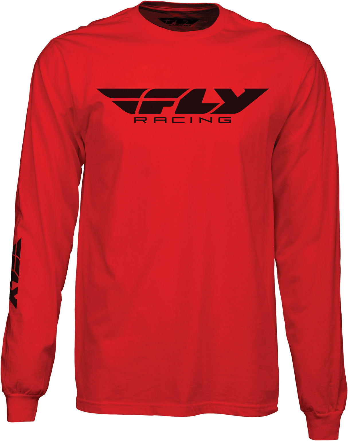 Fly Corporate L/S Tee Red Sm - Cycle City Outdoors