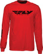 Fly Corporate L/S Tee Red Sm - Cycle City Outdoors