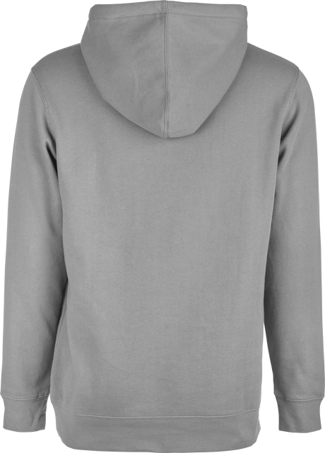 Fly Corporate Pullover Hoodie Grey/Blue Sm - Cycle City Outdoors