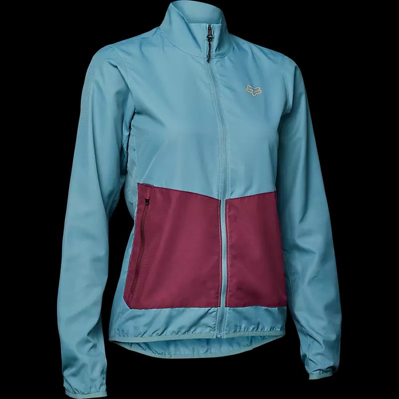 Fox Racing - Womens Ranger Wind Jacket - Sea Fm - S