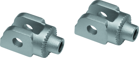 Kuryakyn Splined Peg Adapter BMW Silver - Cycle City Outdoors