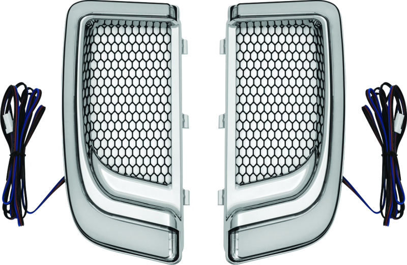 Kuryakyn Tracer Lower Fairing Grill Chrome - Cycle City Outdoors