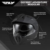 Fly Racing - ODYSSEY SUMMIT HELMET BLACK/WHITE/GREY