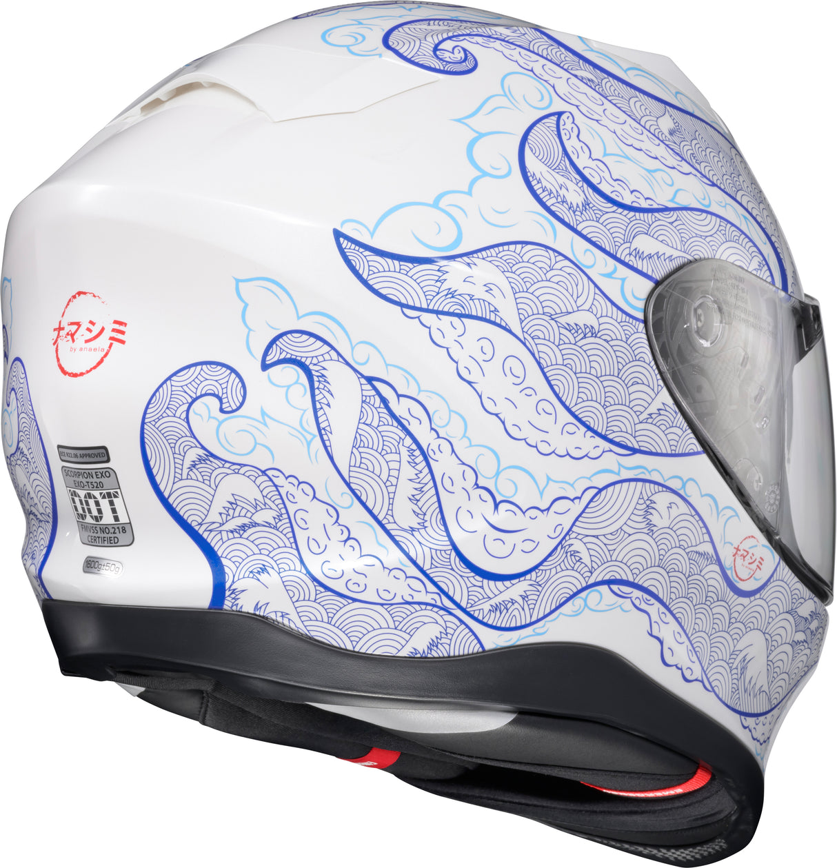 Exo T520 Helmet Nama Shimi White/Blue Sm