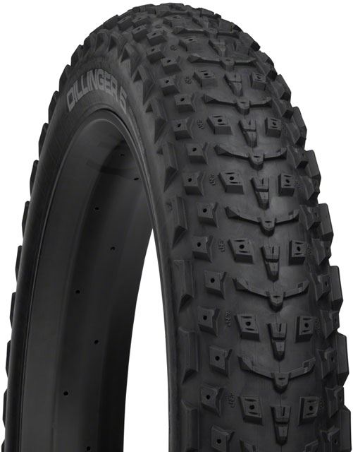 45NRTH Dillinger 5 Fat Bike Tire - 26x4.6 Black | 120 TPI Tubeless | Custom Studdable