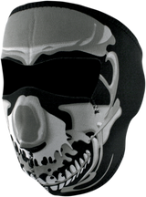 ZAN HEADGEAR Full-Face Mask - Chrome Skull WNFM023