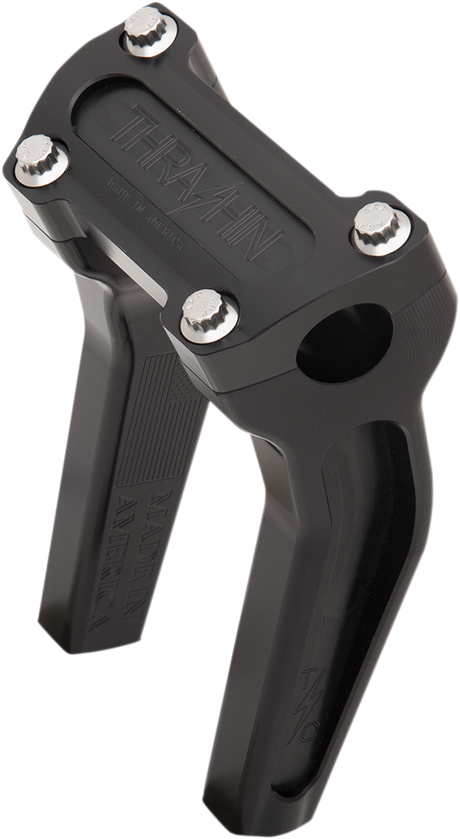 THRASHIN SUPPLY CO. Risers - Pull Back - 6-1/2" - Black TSC-6525-1
