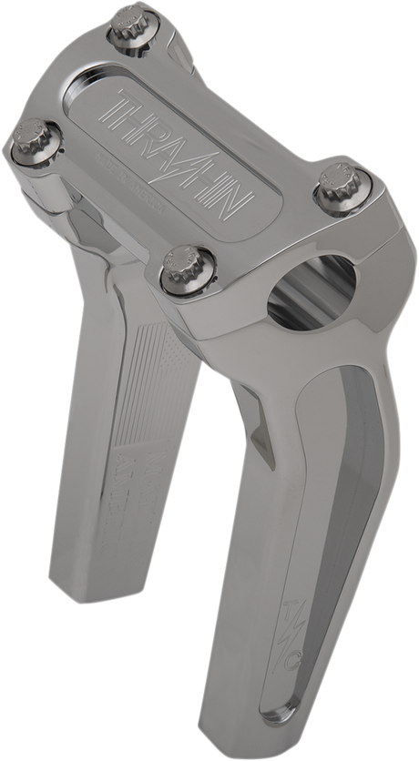 THRASHIN SUPPLY CO. Handlebar Risers - Pull Back - 6-1/2" - Chrome TSC-6525-3