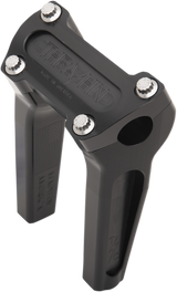 THRASHIN SUPPLY CO. Risers - Straight - 6" - Black TSC-6000-1