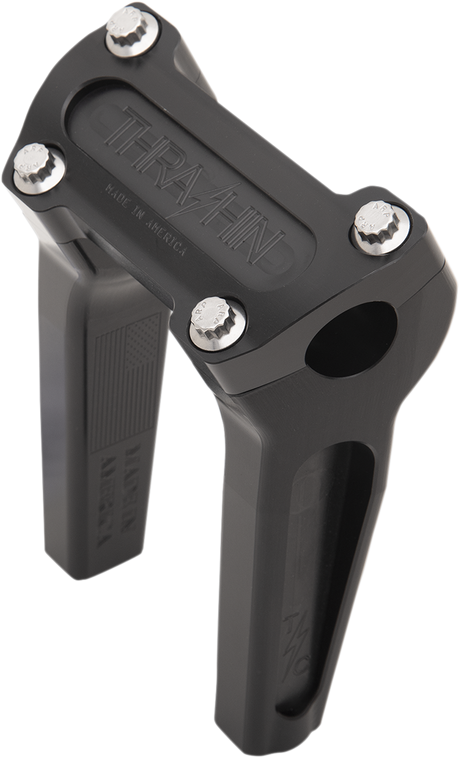 THRASHIN SUPPLY CO. Risers - Straight - 6" - Black TSC-6000-1