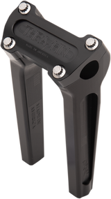 THRASHIN SUPPLY CO. Risers - Straight - 8" - Black TSC-8000-1