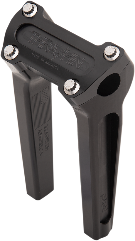 THRASHIN SUPPLY CO. Risers - Straight - 8" - Black TSC-8000-1