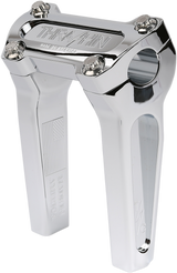 THRASHIN SUPPLY CO. Risers - Straight - 6" - Chrome TSC-6000-3