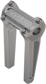 THRASHIN SUPPLY CO. Handlebar Risers - Straight - 8" - Chrome TSC-8000-3