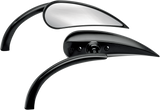 ARLEN NESS Mirror - Micro - Rad 2 - Side View - Teardrop - Black - Right 13-401