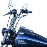 THRASHIN SUPPLY CO. Handlebar Risers - Pull Back - 9-1/2" - Chrome TSC-9525-3