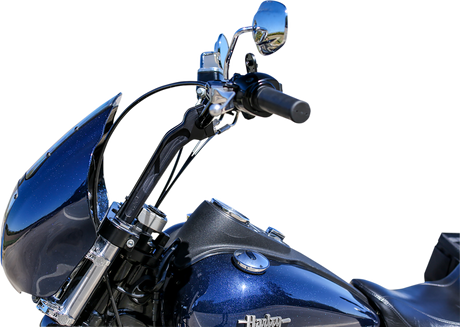 THRASHIN SUPPLY CO. Risers - Pull Back - 9-1/2" - Black TSC-9525-1