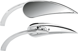 ARLEN NESS Mirror - Micro - Rad 2 - Side View - Teardrop - Chrome - Left 13-410