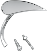 ARLEN NESS Mirror - Micro - Rad 2 - Side View - Teardrop - Chrome - Right 13-411