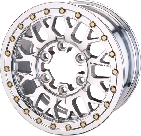 MOOSE OFFROAD Wheel - 346X - Beadlock/6 Lug - Front/Rear - Silver - 15x7 - 6/5.5 - 5+2 346BLMO 157655P54