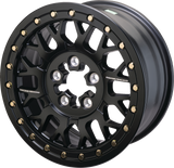MOOSE OFFROAD Wheel - 346X - Beadlock/6 Lug - Front/Rear - Black - 6/5.5 - 15x7 - 5+2 346BLMO 157655MB54