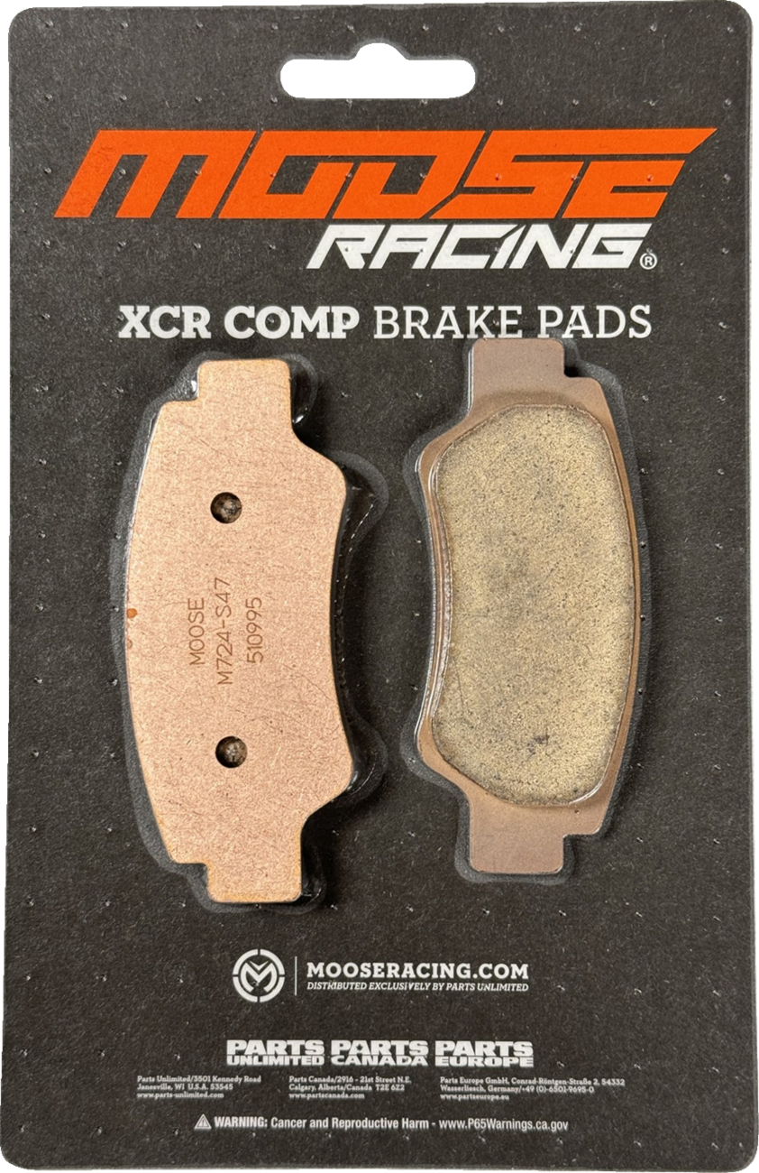 MOOSE OFFROAD XCR Brake Pad - Rear - Segway M724-S47