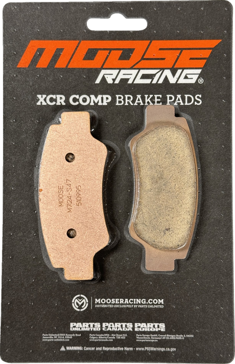 MOOSE OFFROAD XCR Brake Pad - Rear - Segway M724-S47