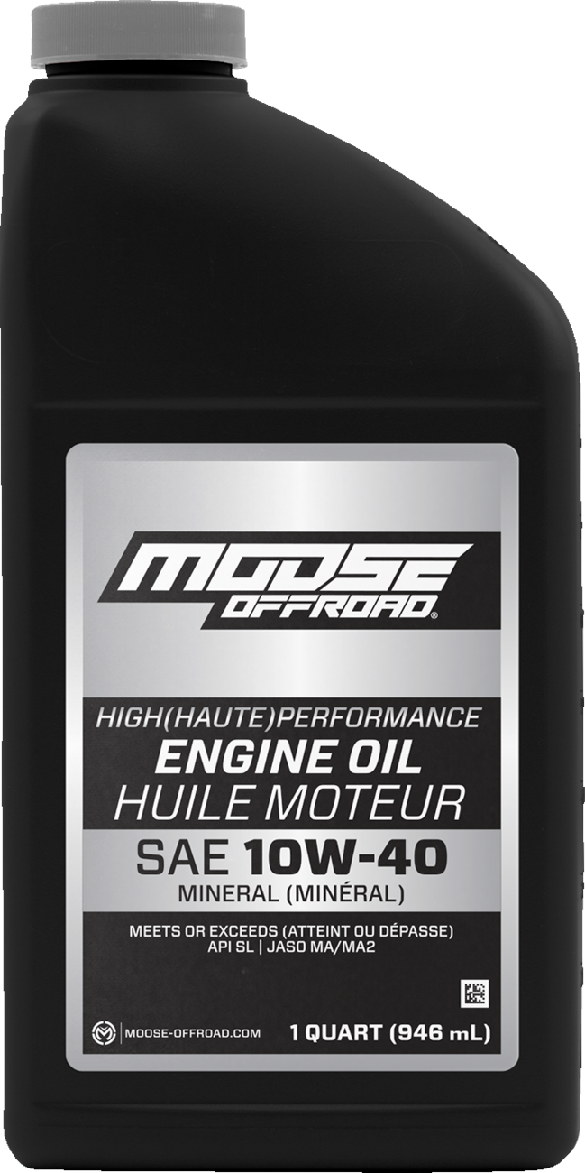 MOOSE OFFROAD Mineral Oil - 10W40 - 1 US quart 219379