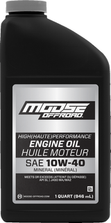MOOSE OFFROAD Mineral Oil - 10W40 - 1 US quart 219379