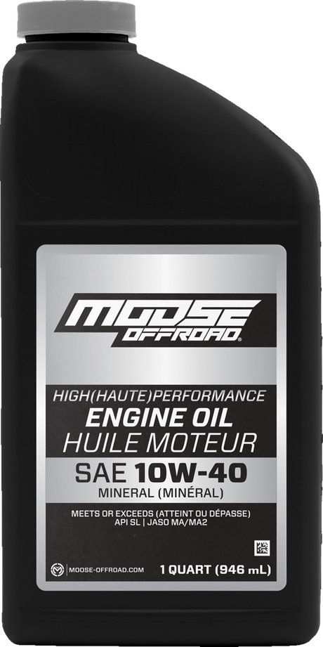 MOOSE OFFROAD Mineral Oil - 10W40 - 1 US quart 219379