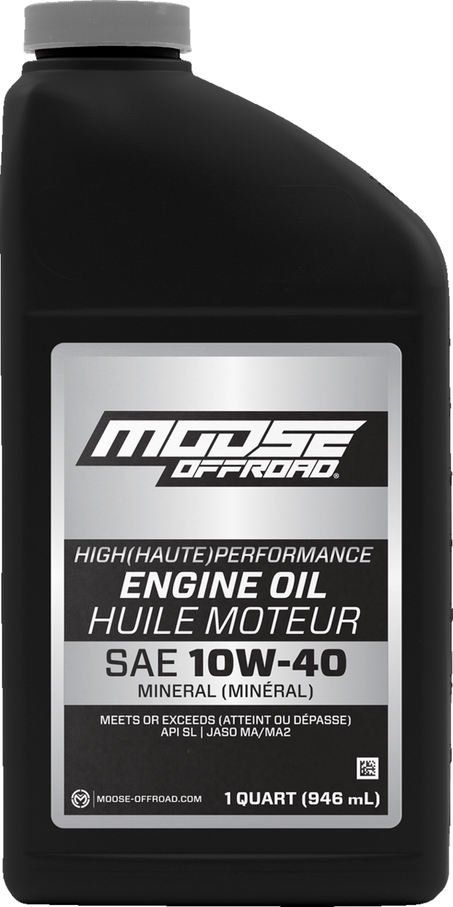 MOOSE OFFROAD Mineral Oil - 10W40 - 1 US quart 219379
