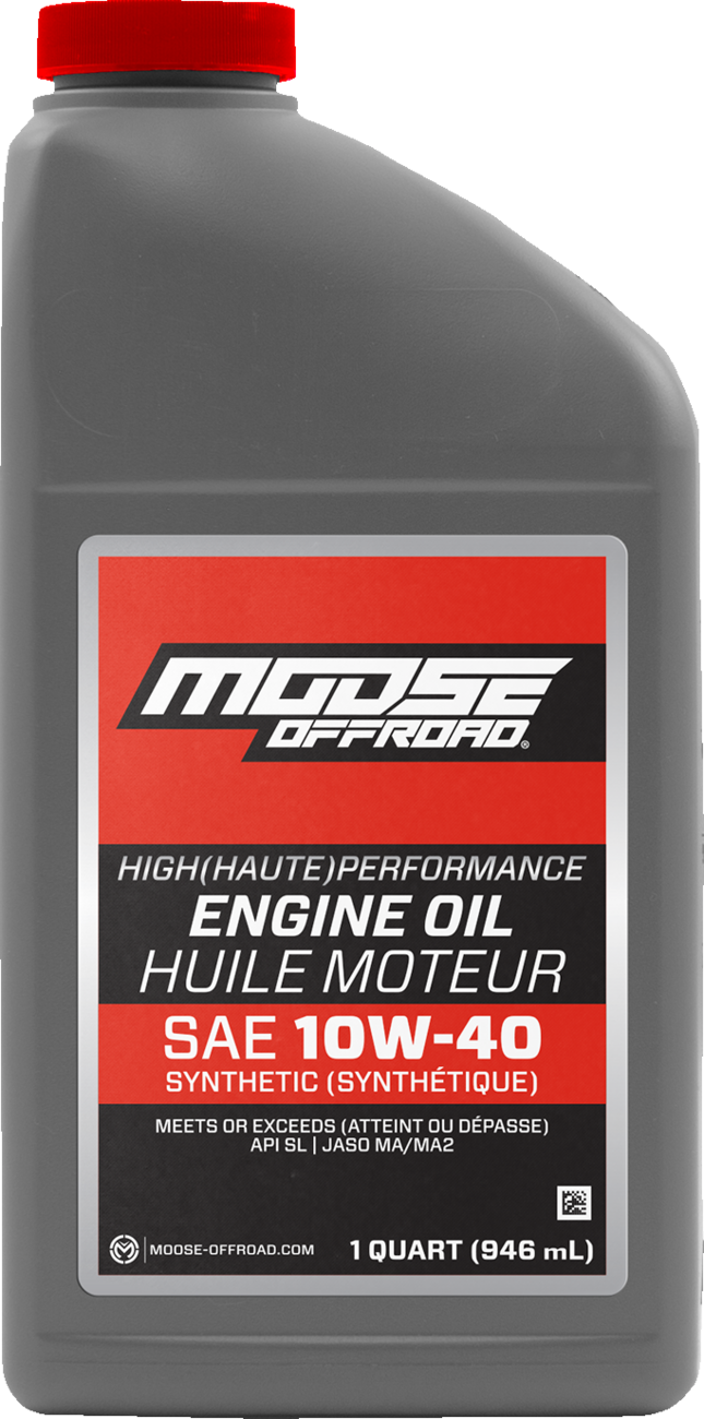 MOOSE OFFROAD Synthetic Engine Oil - 10W40 - 1 US quart 219380