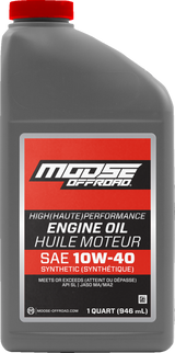 MOOSE OFFROAD Synthetic Engine Oil - 10W40 - 1 US quart 219380