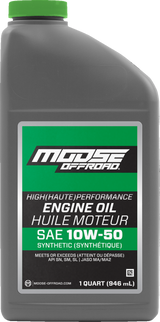 MOOSE OFFROAD Synthetic Engine Oil - 10W50 - 1 US quart 219381