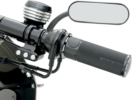 ARLEN NESS Mirror - Micro - Mini - Side View - Oval - Black - Right 13-413