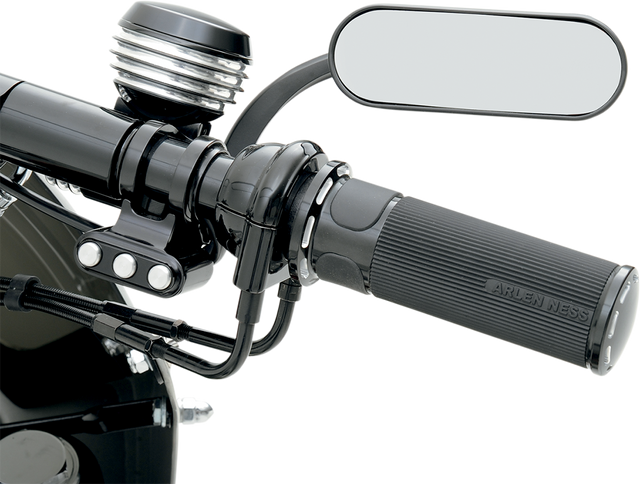 ARLEN NESS Mirror - Micro - Mini - Side View - Oval - Black - Right 13-413