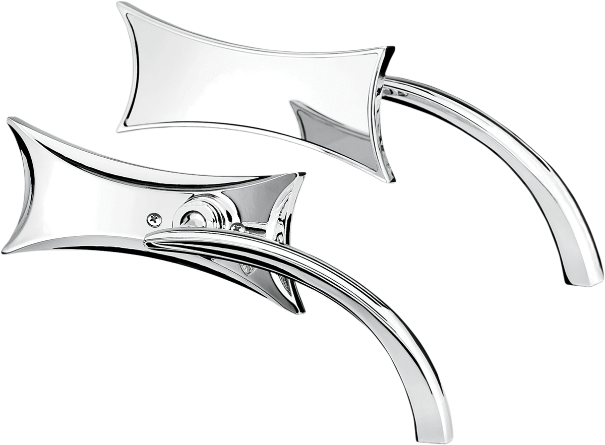 ARLEN NESS Mirror - Micro - Four-Point - Side View - Rectangle - Chrome - Left 13-416