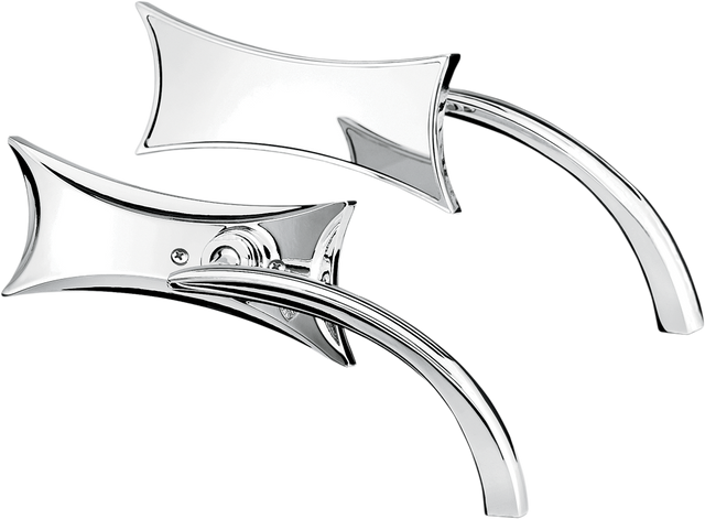 ARLEN NESS Mirror - Micro - Four-Point - Side View - Rectangle - Chrome - Left 13-416