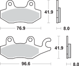 SBS Sintered Rear Brake Pads - 638LS (Kawasaki KLR650 / Triumph Tiger 1050 1994–2026)