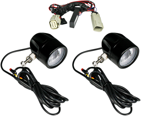 Custom Dynamics LED Fog Light - Trike - Black PB-FOG-TKE-B - Cycle City Outdoors