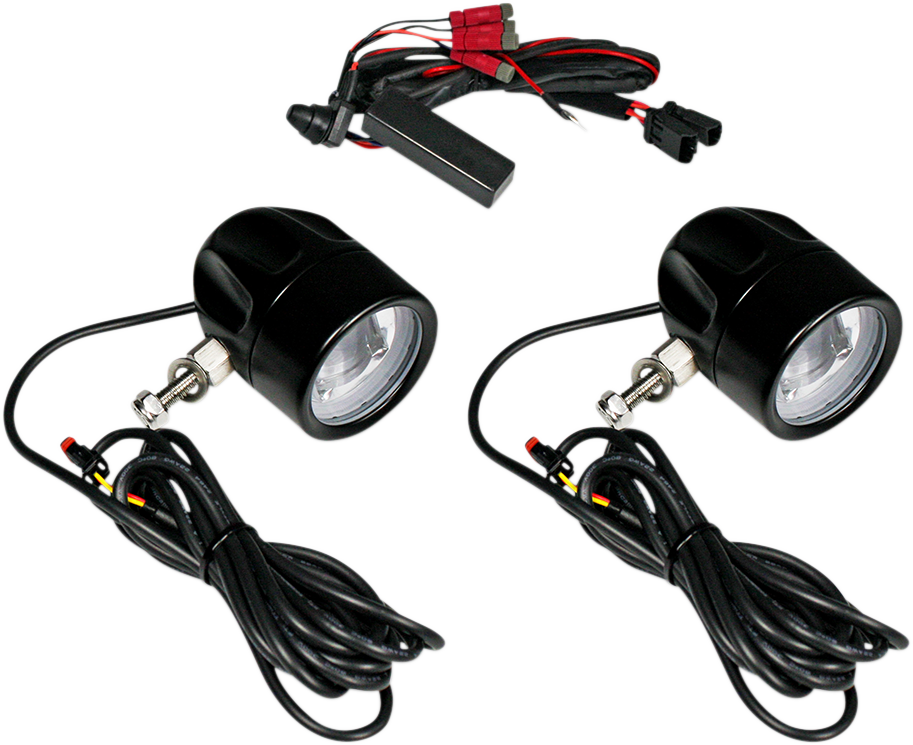 Custom Dynamics LED Fog Light - Universal - Black PB-FOG-UNV-B - Cycle City Outdoors