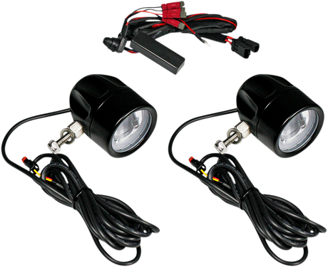Custom Dynamics LED Fog Light - Universal - Black PB-FOG-UNV-B - Cycle City Outdoors