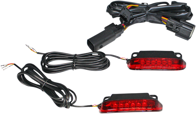 Custom Dynamics Luggage Rack Light Bar - Red CD-LR-10-R - Cycle City Outdoors