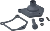DRAG SPECIALTIES Solenoid End Cover - Starter Button - Black Wrinkle 79-4002