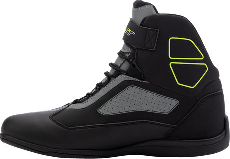 Sabre Moto Shoe Ce Boot Blk/Gry/Flo Yellow Sz 13
