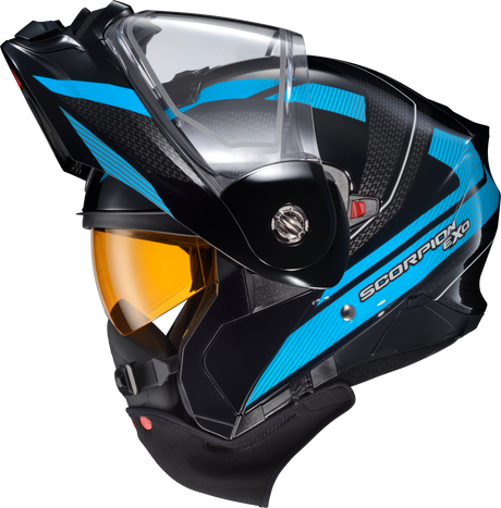 Exo At960 Cold Weather Helmet Hicks Light Blue Md (Electric)