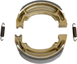 EBC Smooth Organic Base Brake Shoes - 604 (Suzuki DR-Z125L / Kawasaki KLX125 1980–2025)