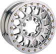 MOOSE OFFROAD Wheel - 346X - Beadlock/5 Lug - Front/Rear - Silver - 15x7 - 5/4.5 - 5+2 346BLMO 157545P54