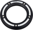 TRASK Assault Derby Cover with Window - Reverse Cut - Big Twin TM-0040RC